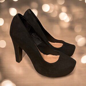 ❤️ 🔥Torrid 9WW Black Platform Pumps Extra Wide🔥
